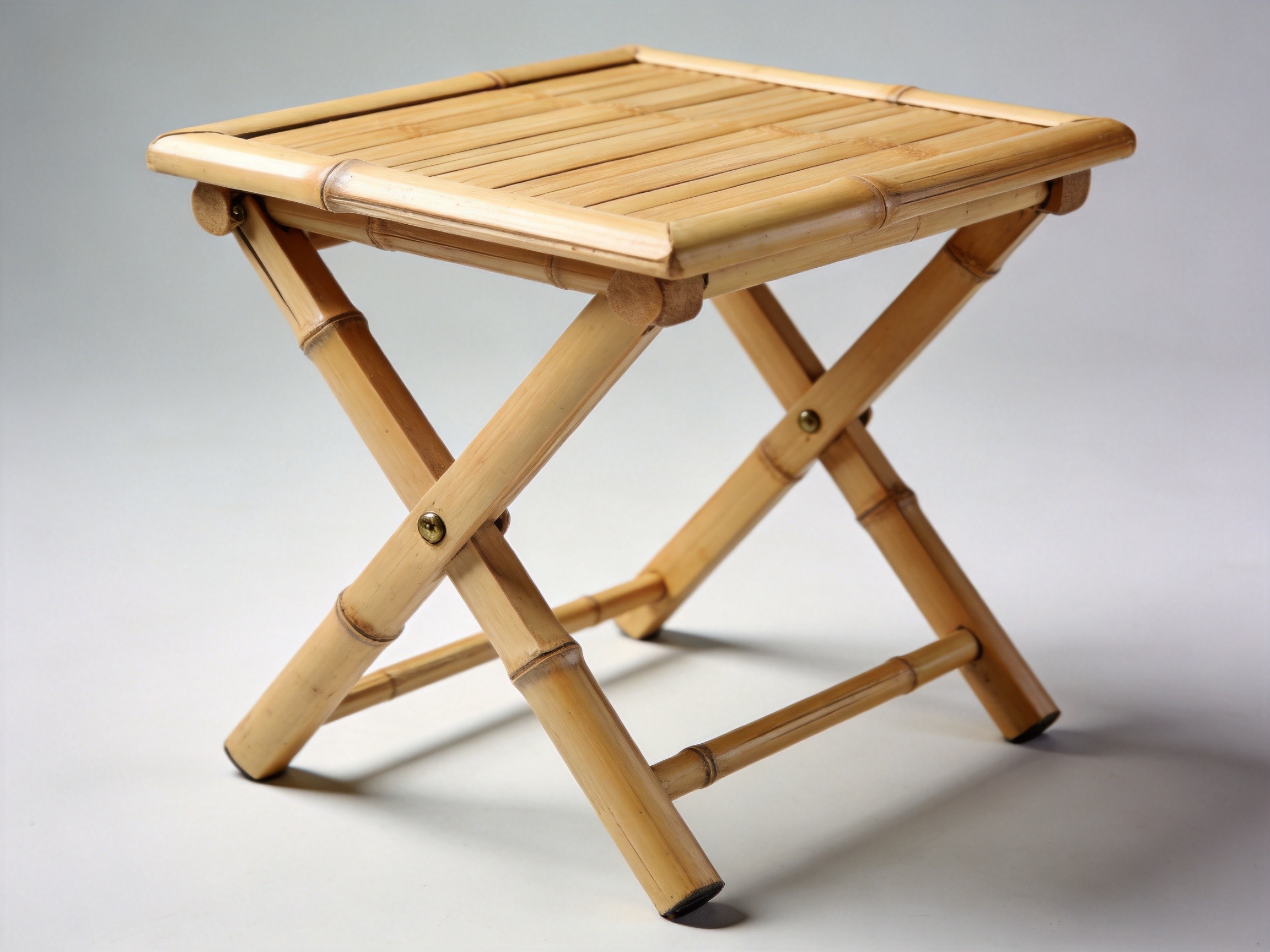 Foldable Bamboo Side Table